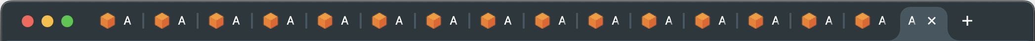 AWS Console Tabs